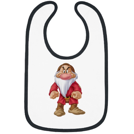 Disney Grumpy Dwarf Bibs, Snow White and Seven Dwarfs Bibs
