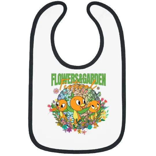 Disney Epcot Orange Bird Bibs, Funny Orange Bird Bibs
