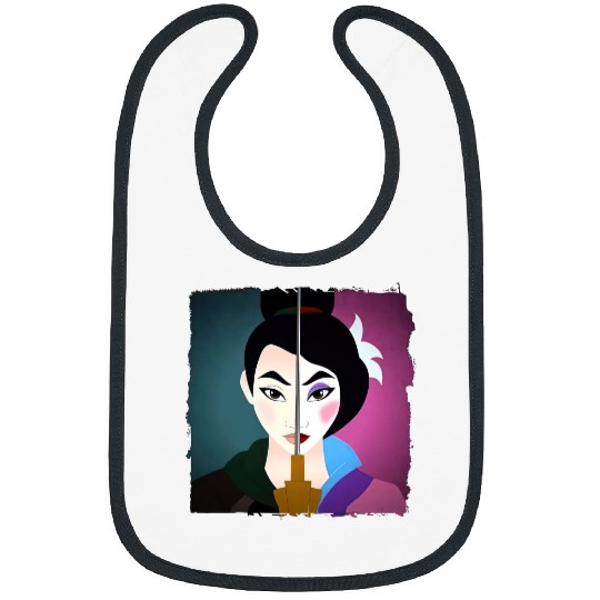 Mulan Bibs Princess Mulan Bibs Disney Mulan Bibs Disney Princess Bibs