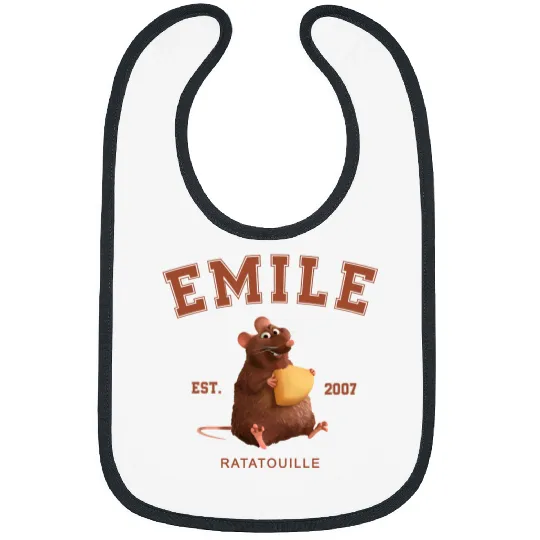 Emile Est 2007 Ratatouille Bibs, Disney Ratatouille Bibs