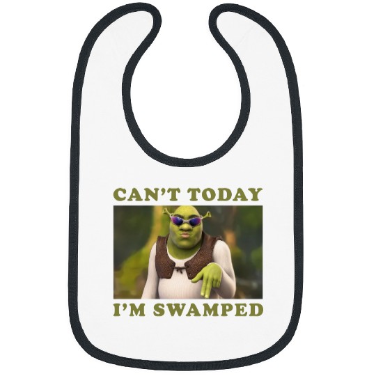 Vintage Can't Today I'm Swamped Bibs, Shrek Bibs, Disney Fiona Princess Bibs