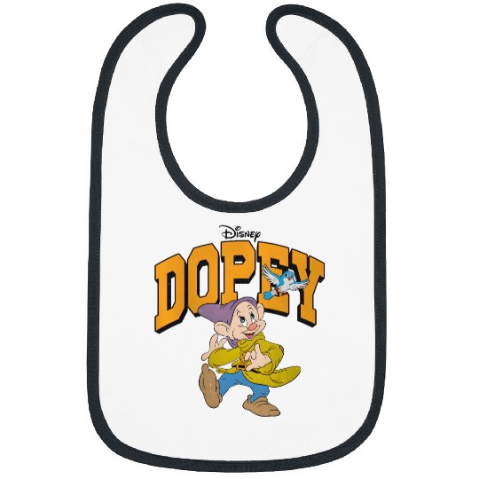 Vintage Dopey Dwarf Bibs, Snow White Seven Dwarfs Bibs, Disney World Disneyland Family Trip