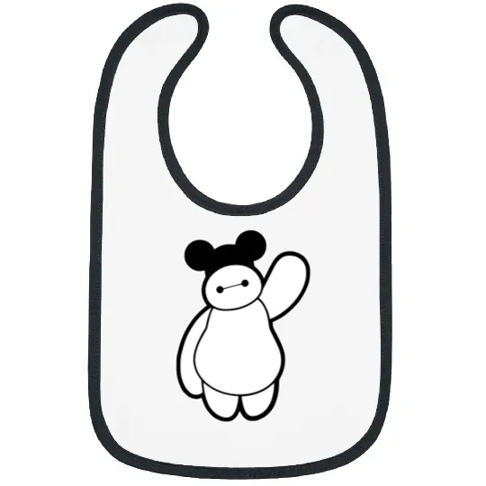 Cute Baymax Bibs, Disney Baymax Bibs, Big Hero 6 Bibs, Mickey Baymax Bibs
