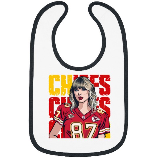 Discover Taylor Hearts Kelce in Chiefs Bibs, Traylor Swelce Taylor Version Fan Bibs