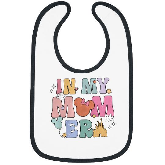 In My Mom Era Bibs, Funny Disney Mom Bibs, Retro Mom Era Bibs