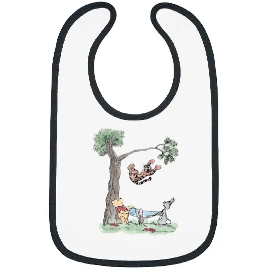 Winnie The Pooh Bibs, The Pooh And Friends Bibs, Disney Winnie The Pooh, Disneyland Pooh Bibs