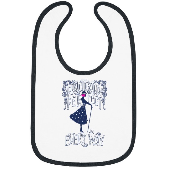 Disney Mary Poppins Practically Perfect Bibs, WDW Magic Kingdom Bibs