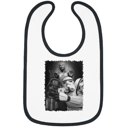 Darth Vader Stormtrooper Selfie Bibs, Disney Star Wars Bibs