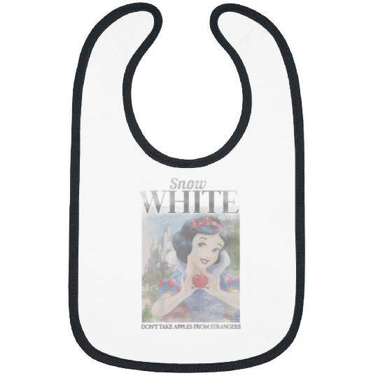 Disneyss Snow White Vintage Apple Poster Bibs