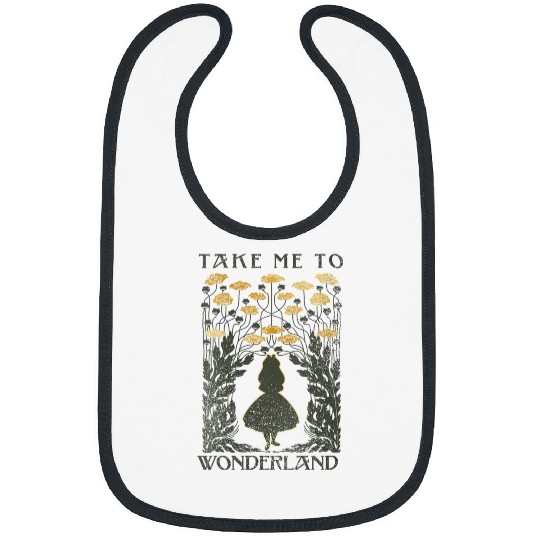 Disneyss Alice In Wonderland Take Me To Wonderland Bibs