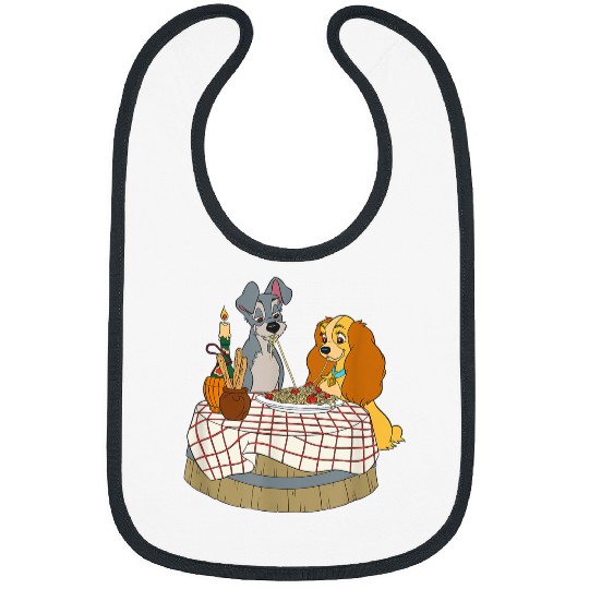 Disneyss Lady And Tramp Bella Notte Spaghetti Bibs