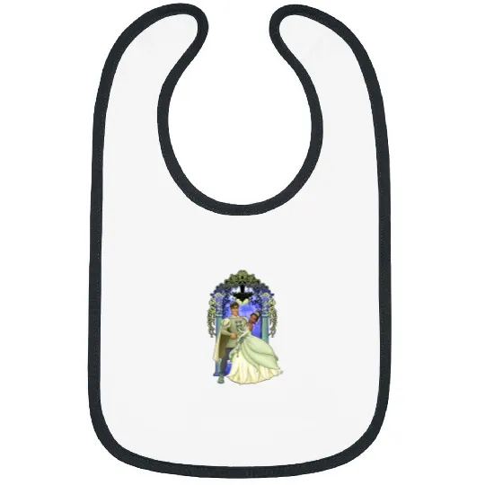 Disneyss Princess And The Frog Tiana And Naveen Portrait Bibs