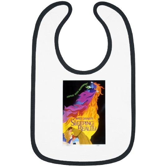 Disneyss Sleeping Beauty Classic Vintage Movie Poster Bibs