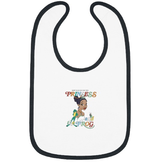 Disneyss Princess And The Frog Tiana And Frog Naveen Portrait Bibs