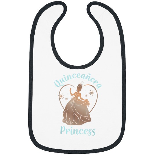 Disneyss The Princess And The Frog Birthday Quinceaera Tiana Bibs