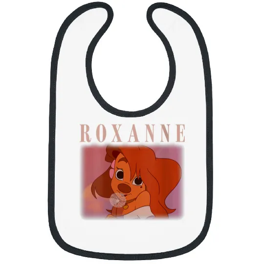Disneyss A Goofy Movie Roxanne Vintage Valentine Portrait Bibs