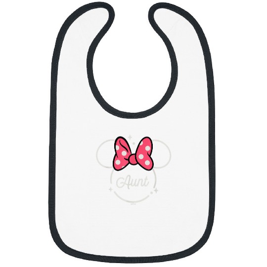 Disney Minnie Mouse Aunt Family Head Icon Magic Bibs