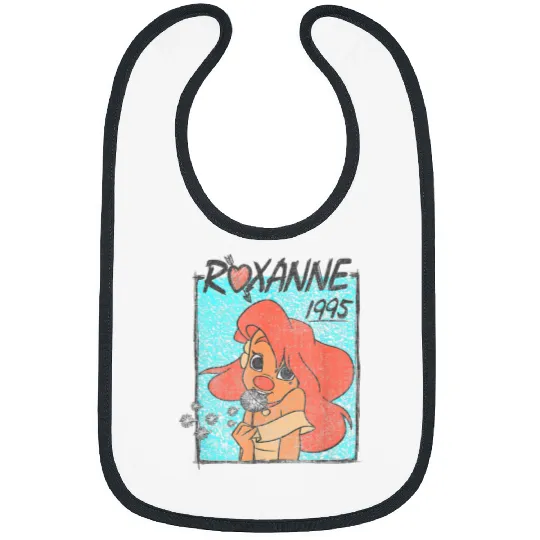 Disney A Goofy Movie 1995 Roxanne Dandelions Retro Portrait Bibs