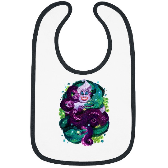 Disneyss The Little Mermaid Ursula Sea Witch Painting Bibs