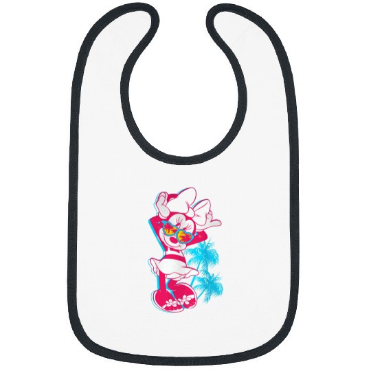 Disney Neon Minnie Mouse Hollywood Bibs