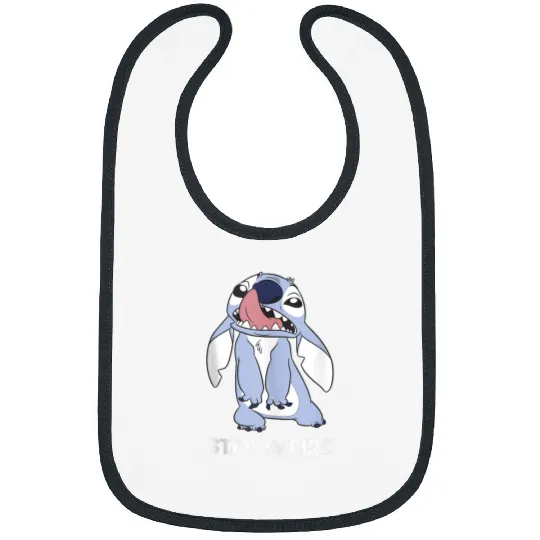 Disney Lilo Stitch Stay Weird Big Stitch Pastel Portrait Bibs