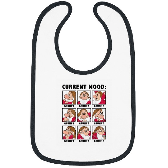 Disney Snow White Current Mood Always Grumpy Gra Bibs