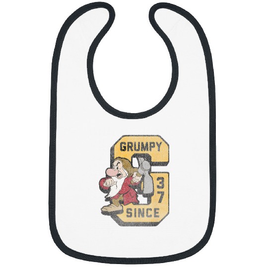 Disney Snow White The Seven Dwarfs Grumpy Colleg Bibs
