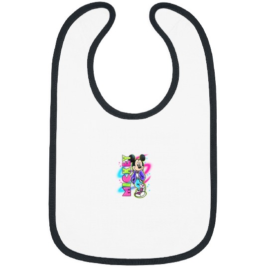 Disney Mickey Mouse Airbrush Bibs