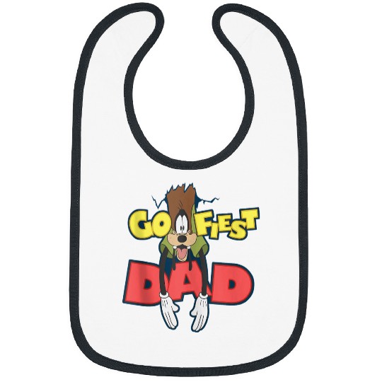 Disneyss A Goofy Movie Goofy Goofiest Dad Logo Father's Day Bibs