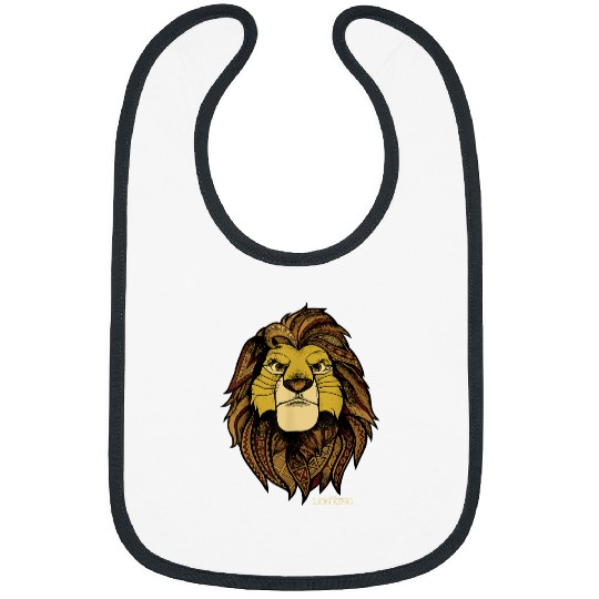 Disney The Lion King Simba Tribal King Distresse Bibs