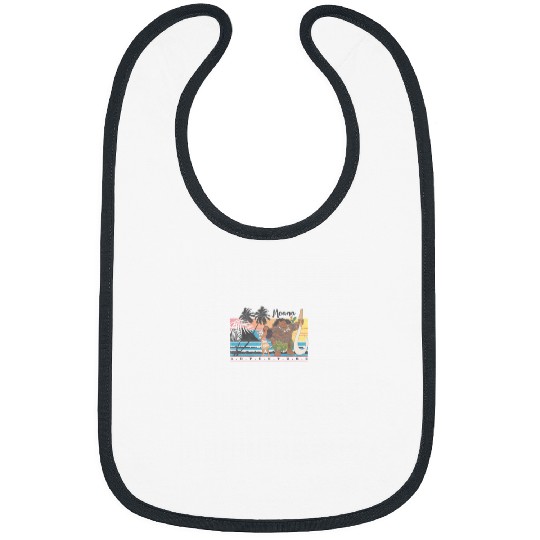 Disney Moana Maui Adventure Faded Portrait 8385 Bibs