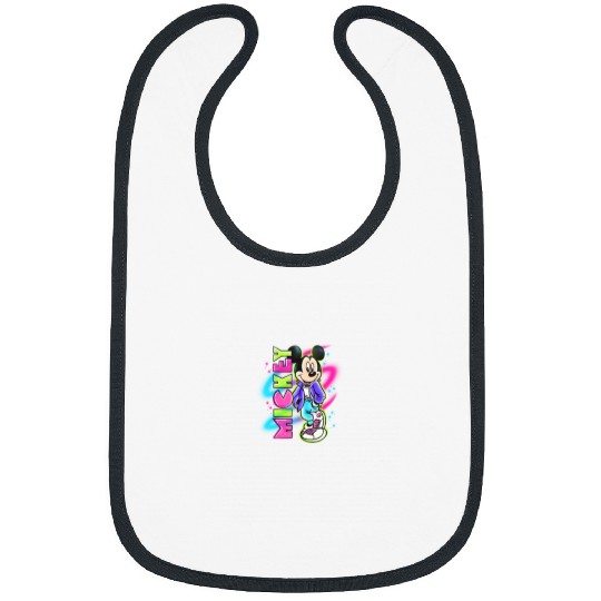 Disney Mickey Mouse Airbrush Bibs