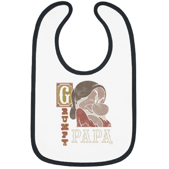 Disney Snow White and the Seven Dwarfs Grumpy Papa Bibs