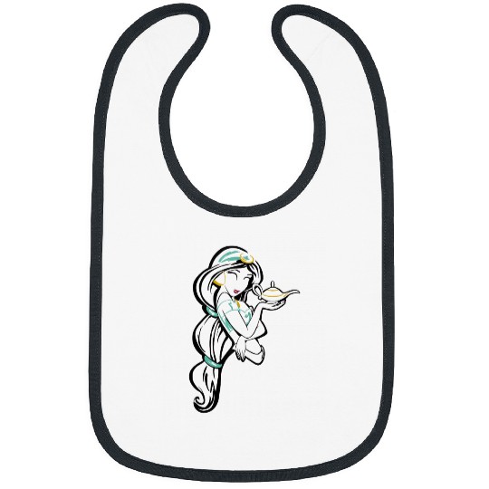 Disney Aladdin Jasmine Sketch Bibs