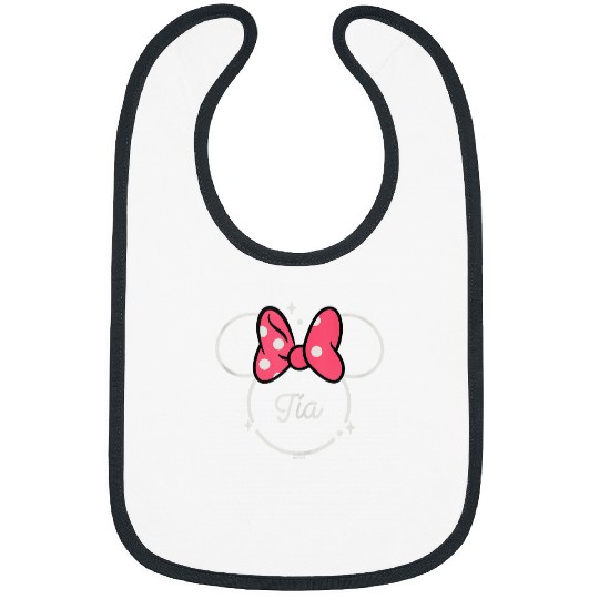 Disney Minnie Mouse Ta Aunt Head Icon Magic Da de la Madre Bibs