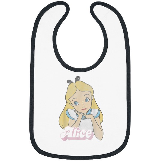 Disneyssss Alice In Wonderland Alice Simple Portrait Bibs