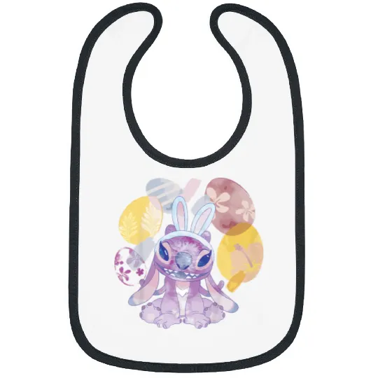 Disneyssss Lilo Stitch Angel Springs Floral Easter Eggs Bibs
