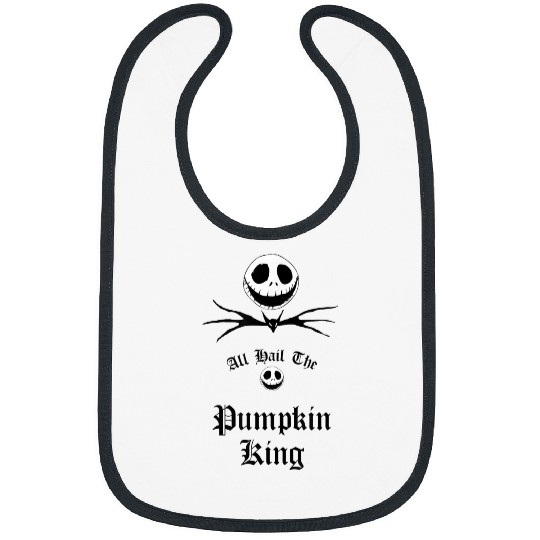 Disneyss Jack Skellington Halloween Pumpkin King Bibs