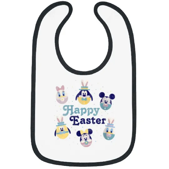 Disneyssss Mickey And Friends Vintagess Happy Easter Mini Eggs Bibs
