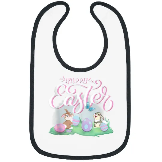 Disneyssss Bambi Happy Easter Thumper Miss Bunny Vintagess Logo Bibs