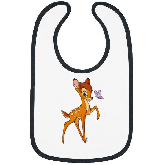 Disney Bambi Young Bambi Classic Cute Happy Pose Logo Bibs