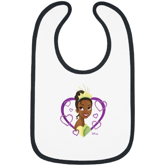 Disney Princess Tiana Heart Bibs