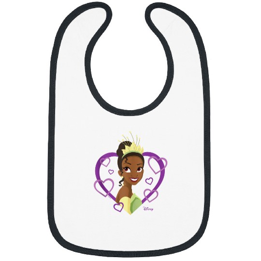 Disney Princess Tiana Heart Bibs