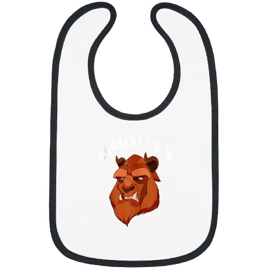 Disney Beauty and the Beast Current Mood Angry Beast 1364 Bibs