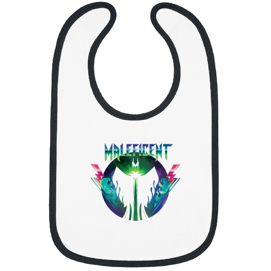 Disney Villains Maleficent 90s Rock Band Neon Bibs