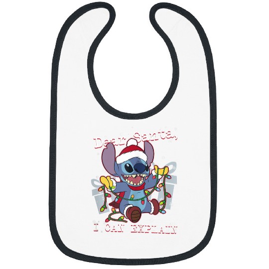 Disneyss Lilo Stitch Christmas Dear Santa I Can Explain Bibs
