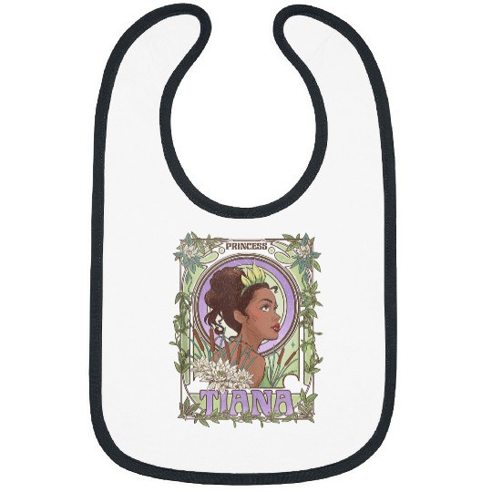Disney The Princess And The Frog Princess Tiana Retro Frame Bibs