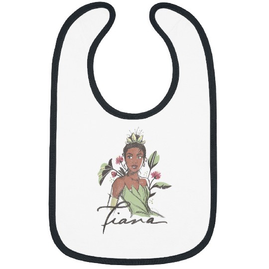 Disney The Princess And The Frog Princess Tiana Retro Sketch Bibs