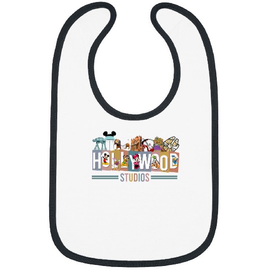 Vintage Disney Hollywood Studios Bibs, Disney Bibs