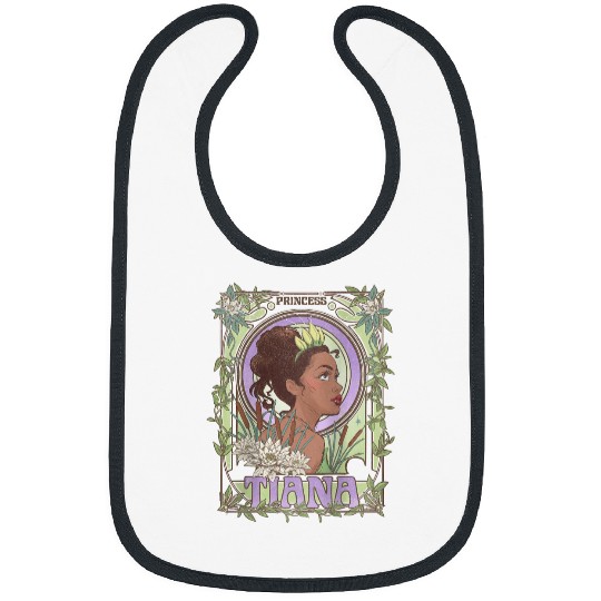 Disney The Princess And The Frog Princess Tiana Retro Frame Bibs